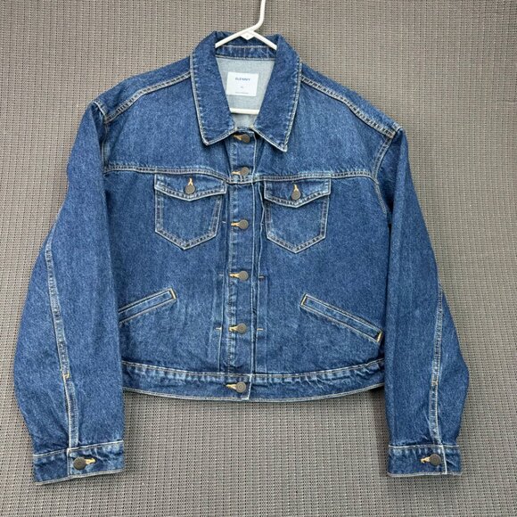 Old Navy Womens Denim Jacket XL - Picture 1 of 8